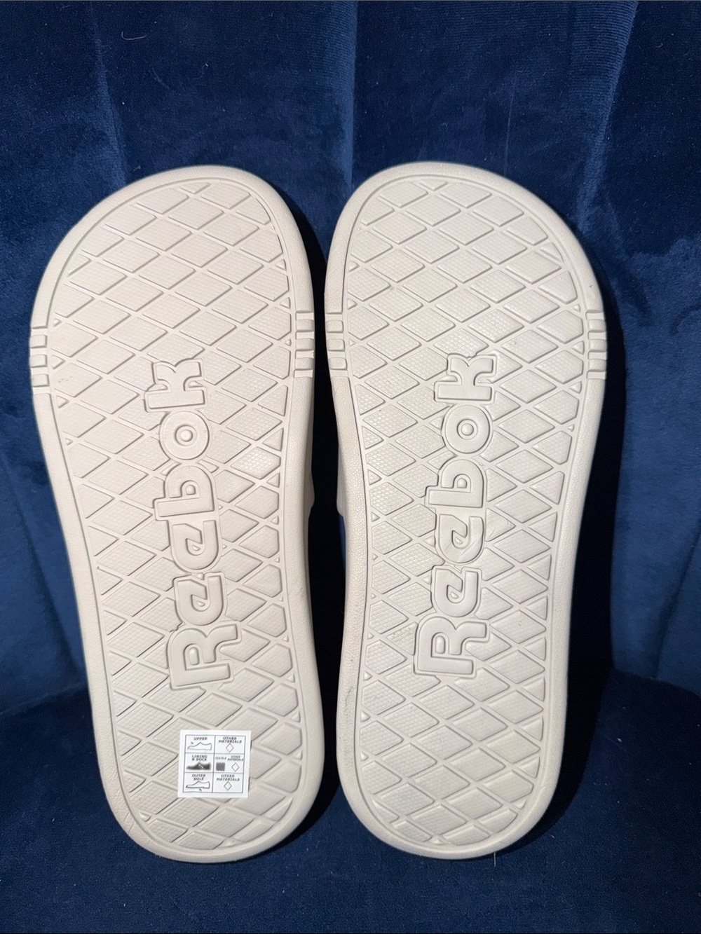 Reebok White Platform Slide Sandals for Women - Picture 3 of 3